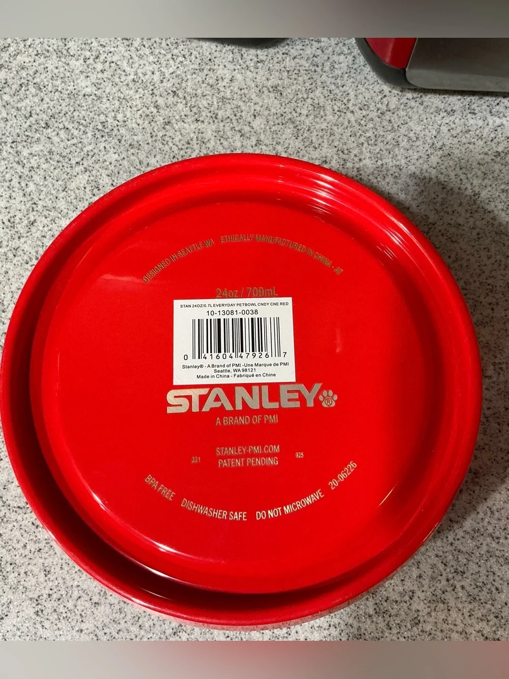 STANLEY PET BOWL 24oz STAINLESS STEEL non slip base